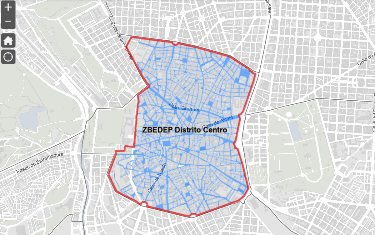 Madrid 360 zonas ZBE